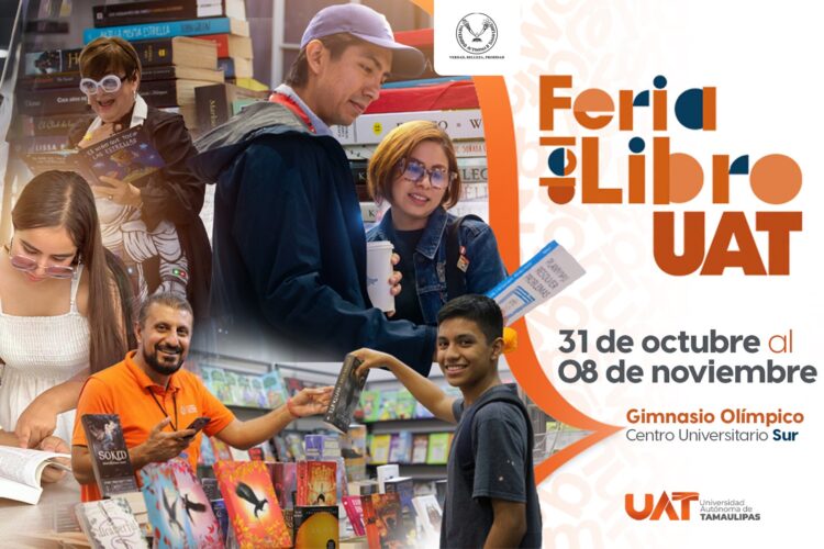 Feria del Libro UAT 2026 en Tampico del 31 de octubre al 8 de noviembre