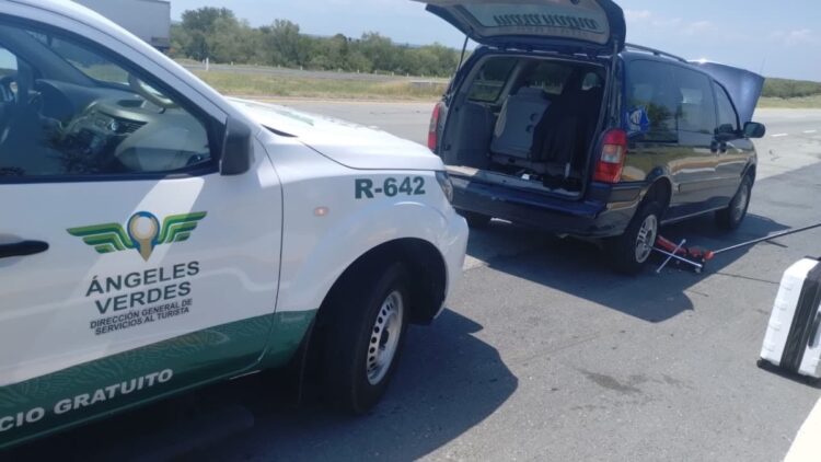 Brindan Ángeles Verdes asistencia en el camino en carreteras tamaulipecas