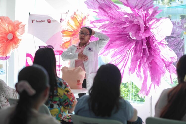 Refuerza DIF Tamaulipas prevención y detección oportuna del cáncer de mama en octubre