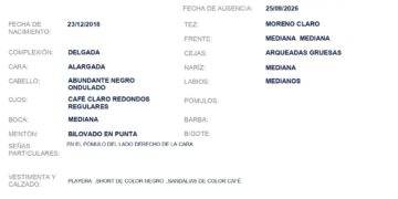 Menor desaparecido ya está con su familia