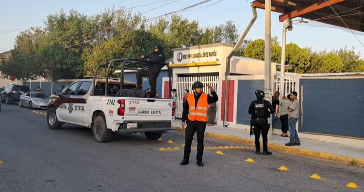 Guardia Estatal refuerza vigilancia escolar