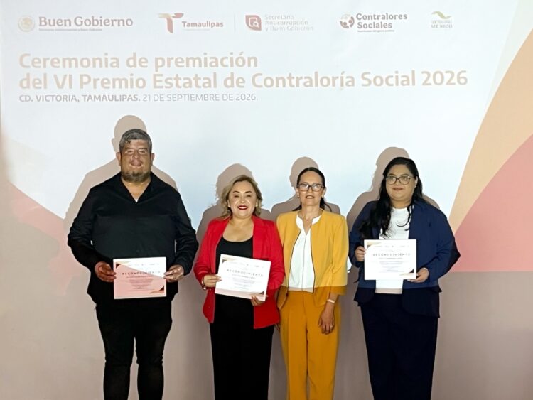 Premian proyectos de Contraloría Social en Tamaulipas