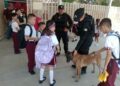 Binomios K-9 refuerzan seguridad escolar en Tamaulipas