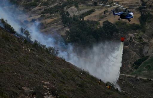 Incendio en Villa de Leyva está controlado en 75%