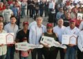 Entregan Américo Villarreal y Director General de INFONAVIT 160 viviendas en Matamoros