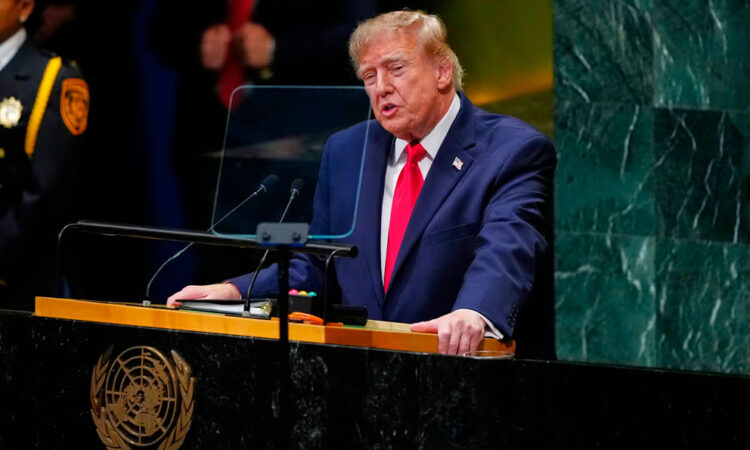 Trump lanza amenaza contra Irán desde la ONU