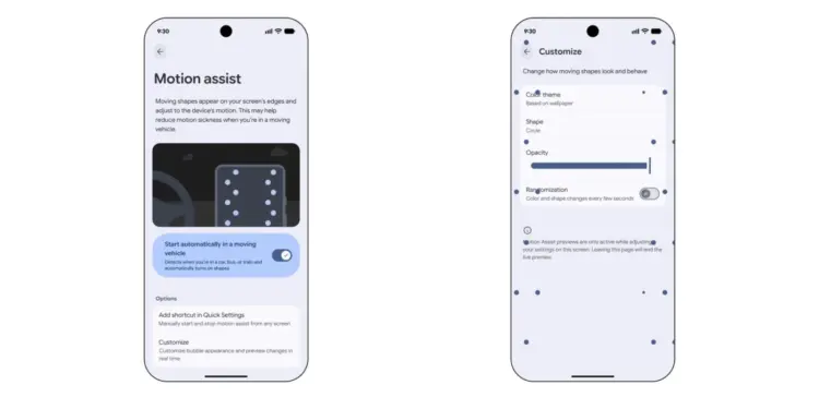 Motion Assist de Google llega a móviles con Android 17