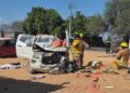 Muere trabajador tras accidente en carretera