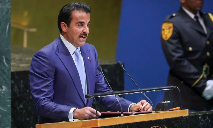 Emir de Catar denuncia genocidio en Gaza ante la ONU