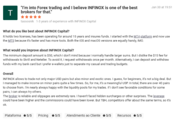 ¿Son realmente útiles las reseñas del bróker INFINOX? 10 preguntas esenciales sobre la empresa, respondidas con capturas de comentarios de clientes