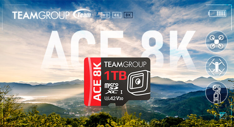 TEAMGROUP lanza la tarjeta MicroSDXC ACE 8K para grabaciones 4K