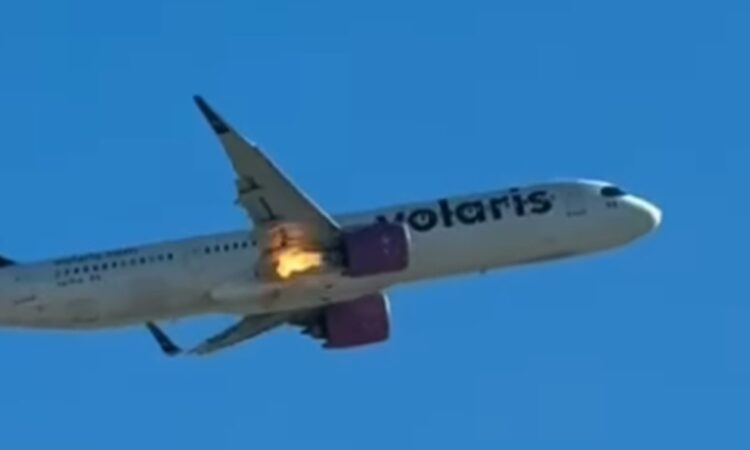 Vuelo de Volaris regresa a Las Vegas tras incendio