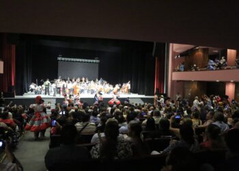 Cierra Américo Telón del Festival con gala musical de niños tamaulipecos; MATUTE emociona en plaza Juárez