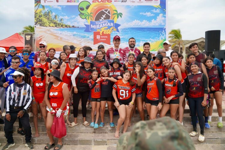 Tochito Miramar Fest 2026, se desarrolla en playa Madero, Tamaulipas