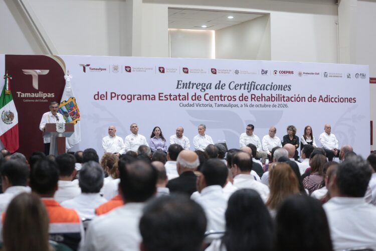 Programa para regularizar Centros de Rehabilitación de Adicciones en Tamaulipas será ejemplo nacional
