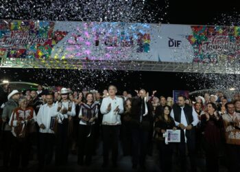 Inaugura Américo Villarreal Feria Tamaulipas 2026 con los 43 municipios y Grupo La Firma en Teatro del Pueblo