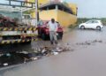 Fuertes lluvias en Cd. Victoria destapan baches y evidencian mala recolección de basura
