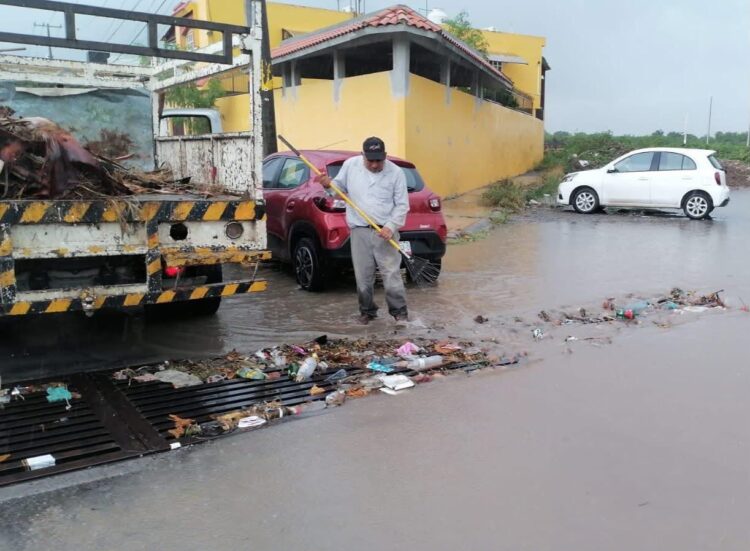 Fuertes lluvias en Cd. Victoria destapan baches y evidencian mala recolección de basura