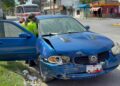 Cinco personas heridas en choque vehicular en calles 16 y Veracruz
