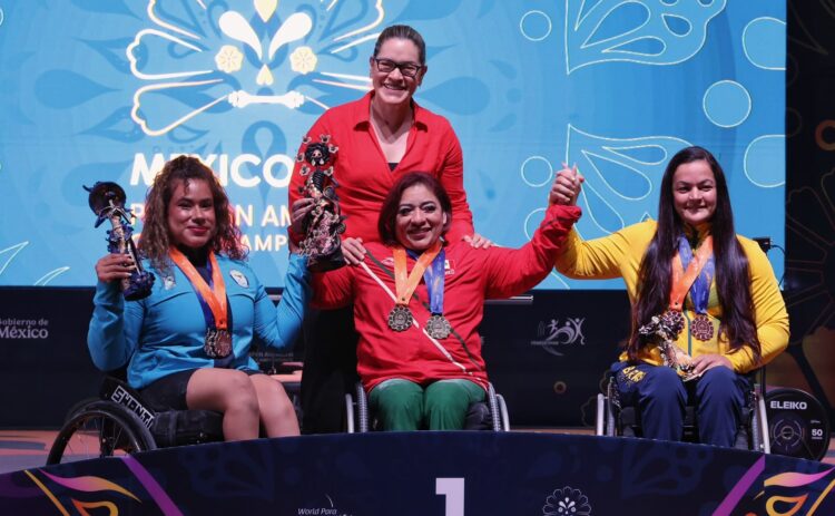 Amalia Pérez conquista oro en para powerlifting