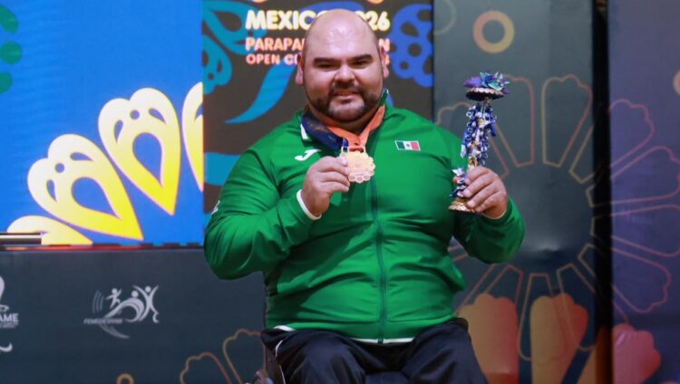 Jesús Castillo gana bronce en Para Powerlifting