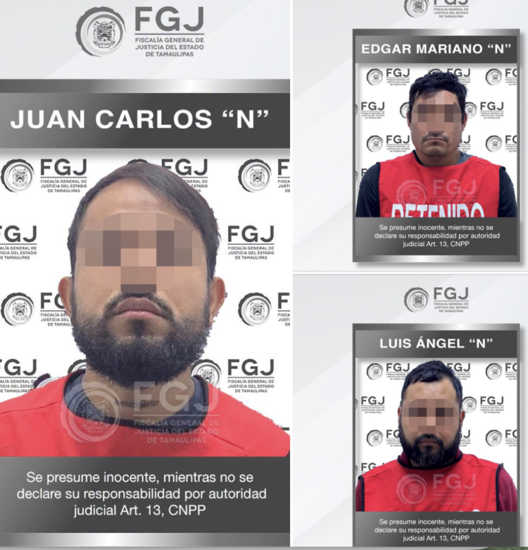 Caen tres por extorsión en Reynosa