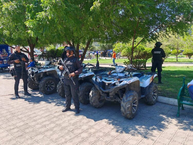 Guardia Estatal refuerza vigilancia en Victoria
