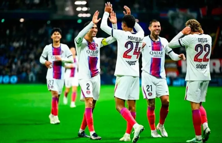 PSG golea 5-1 al Le Havre con triplete de Hakimi