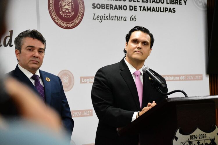Anuncia Humberto Prieto primer informe del Poder Legislativo de Tamaulipas