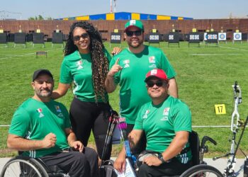 Tamaulipecos hacen historia en Copa del Mundo de tiro con arco paralímpico