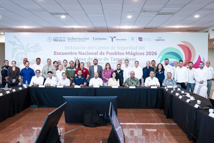 Coordinan acciones de seguridad para el Encuentro Nacional de 177 Pueblos Mágicos en Tampico