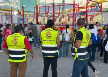 Protección Civil supervisa diariamente juegos mecánicos de la Feria Tamaulipas 2026