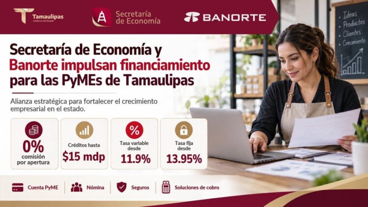 Secretaría de Economía y Banorte impulsan financiamiento para las PyMEs 