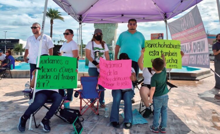 Trabajadores del IMSS Tamaulipas se unen a protestas