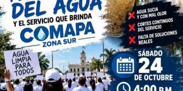 Preparan marcha contra Comapa Sur por falta de agua