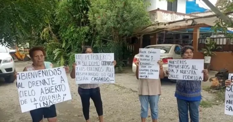 Denuncian descarga de aguas negras en Madero