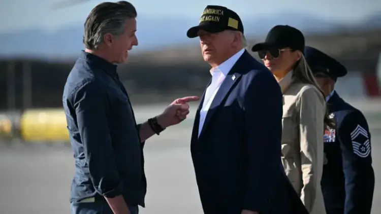 Trump causa indignación por dichos sobre California