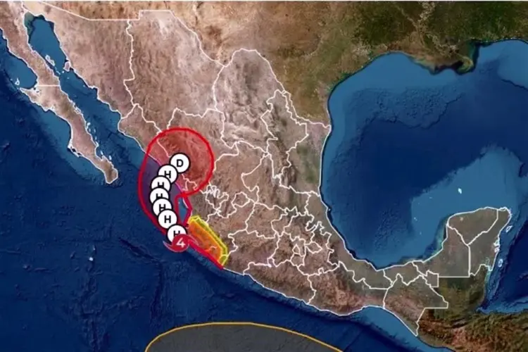 Suspenden Colima y Nayarit clases por huracán Simon
