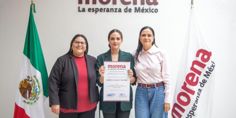 Morena designa a Andrea Chávez Coordinadora Municipal en Cd. Juárez, Chihuahua