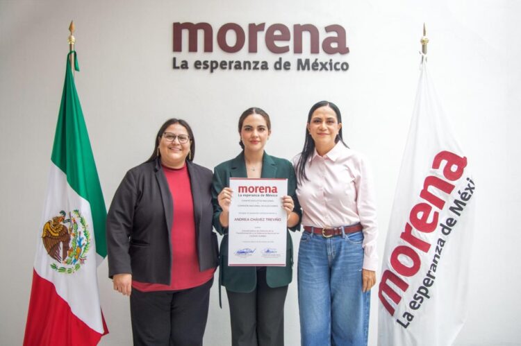 Morena designa a Andrea Chávez Coordinadora Municipal en Cd. Juárez, Chihuahua