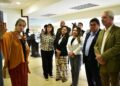 Pintora y escultora belga Agñes Druenne, expone su obra en vestíbulo del Congreso Local