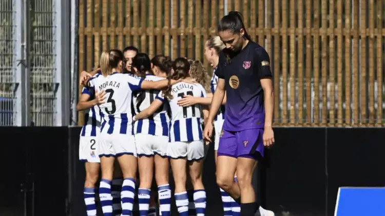 La Real acaba con el invicto del Barça Femenil