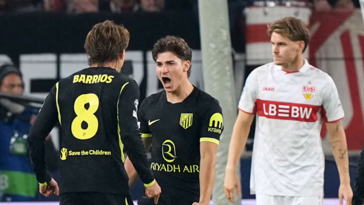 Stuttgart empata 1-1 con Atlético de Madrid en Champions