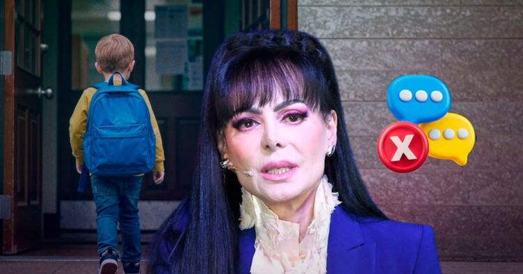Maribel Guardia evita comentar sobre restricción para ver a su nieto