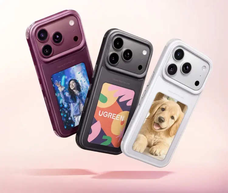 Ugreen lanza funda para iPhone con pantalla E Ink personalizable