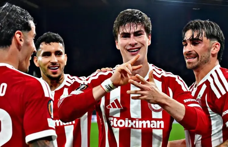 La Hormiga González da triunfo al Olympiacos en Europa League