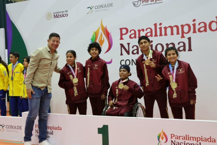 Tamaulipas destaca con 17 oros en Paralimpiada 2026