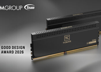 TEAMGROUP lanza memoria CQDIMM DDR5 y recibe Good Design Award 2026