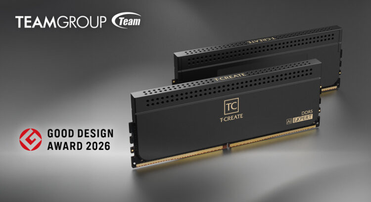 TEAMGROUP lanza memoria CQDIMM DDR5 y recibe Good Design Award 2026