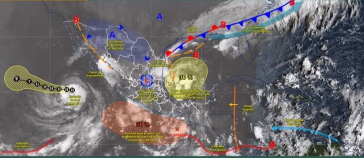 Tendrá Tamaulipas lluvias intensas